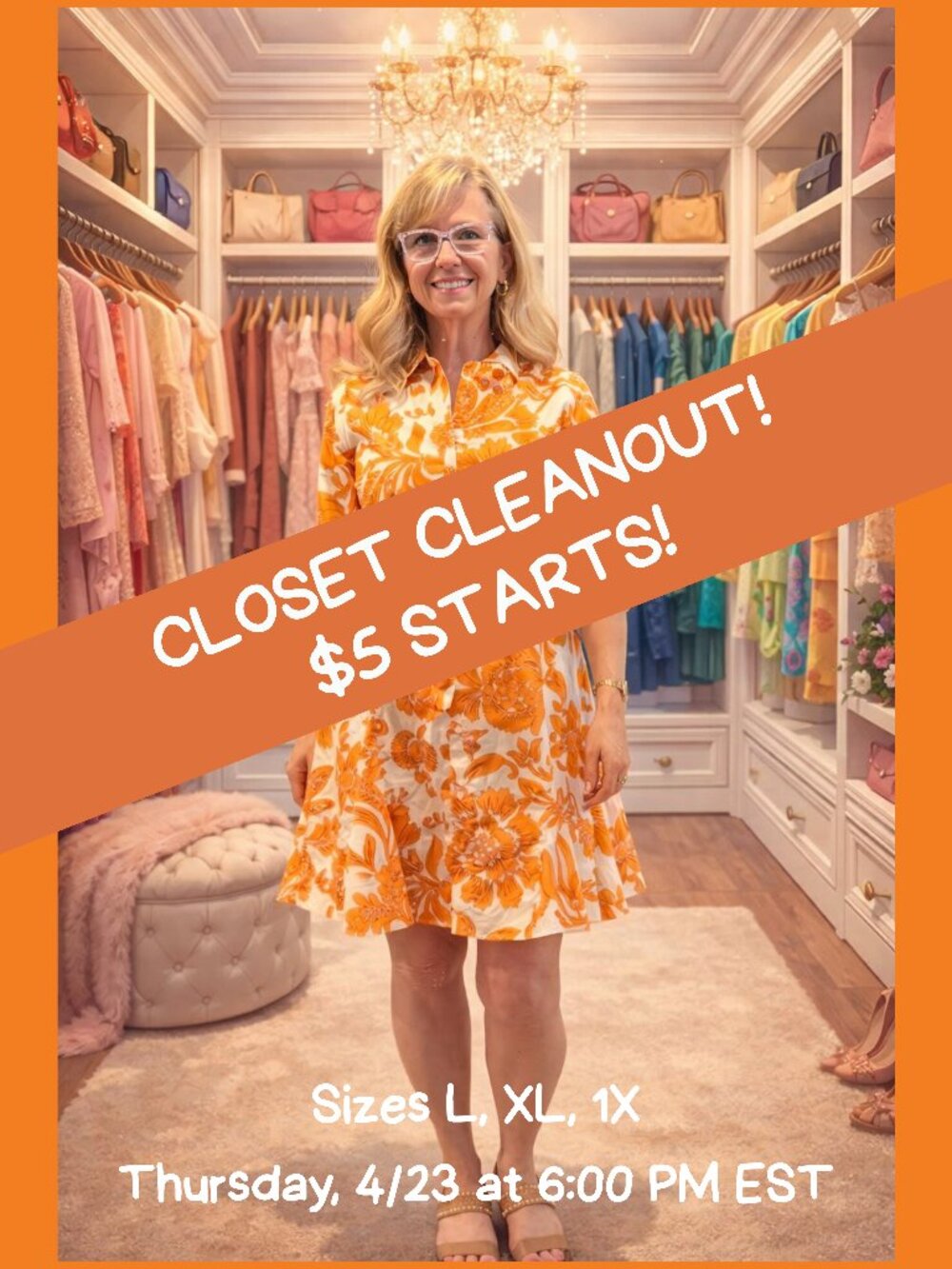 4/23 CLOSET CLEANOUT! WOMEN'S CLOTHING!